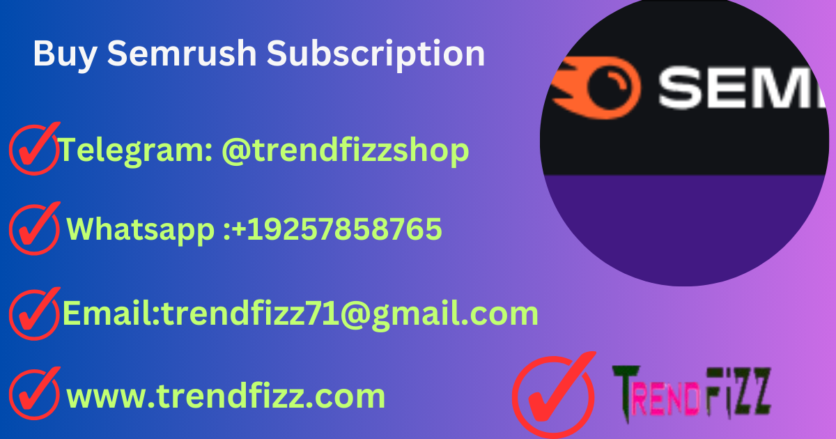 Buy Semrush Subscription