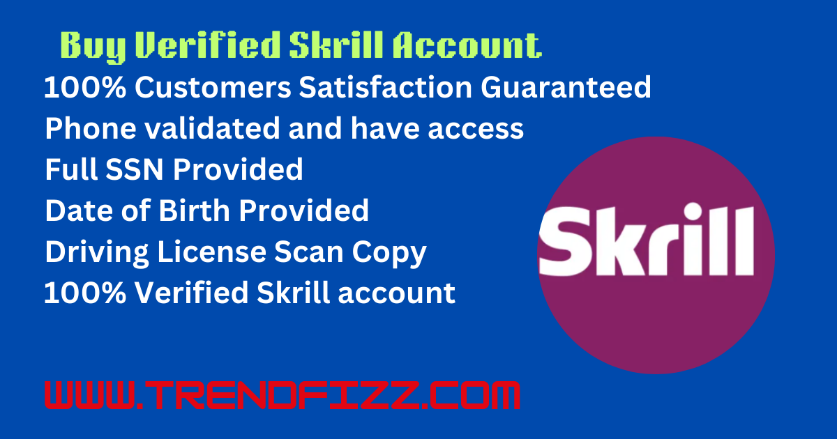 Buy Verified Skrill Account