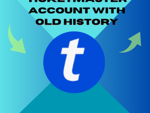 Buy Ticketmaster Account With Old History